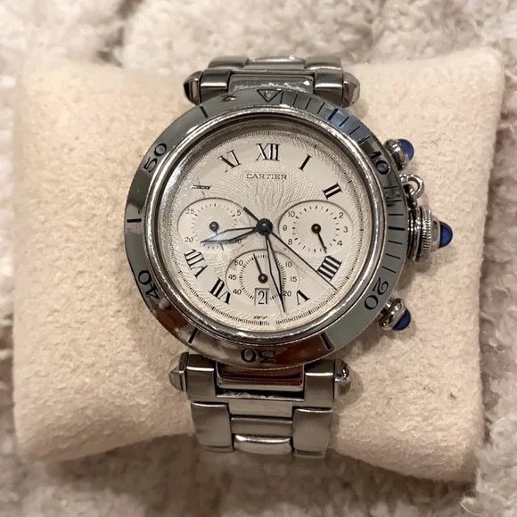 Cartier Pasha watch 38mm - Picture 6 of 11